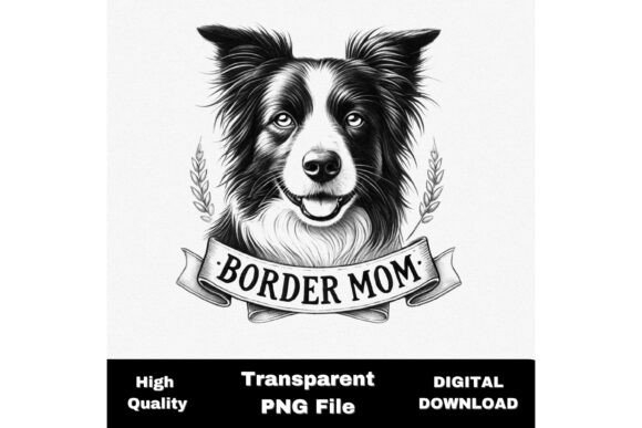 Download Border Collie Mom Heart PNG - Premium Resources