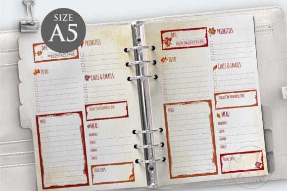 Download Fall Design Daily Planner Inserts - Premium Resources
