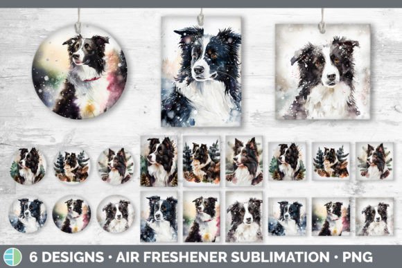 Download Snowy Border Collie Air Freshener | Subl - Collie Collection
